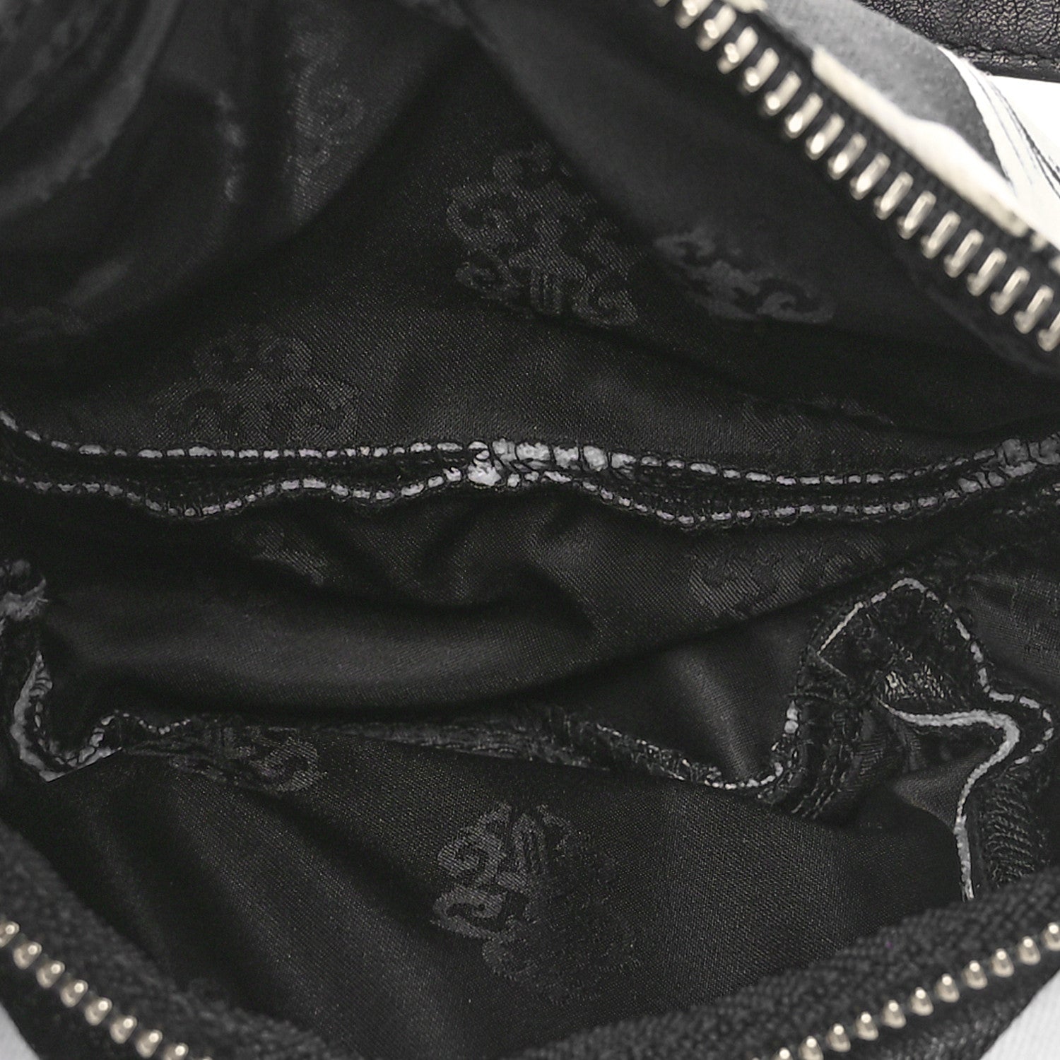 Chrome Hearts Canvas 99 Eyes Snat Pack Gunslinger Waist Bag Black White 5 of 10