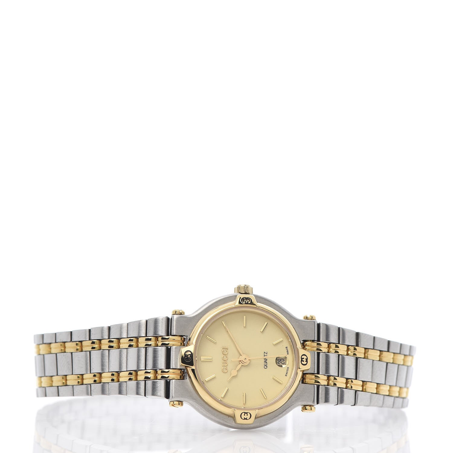 Gucci Stainless Steel 25mm 9000L Quartz Watch Gold 3 of 5