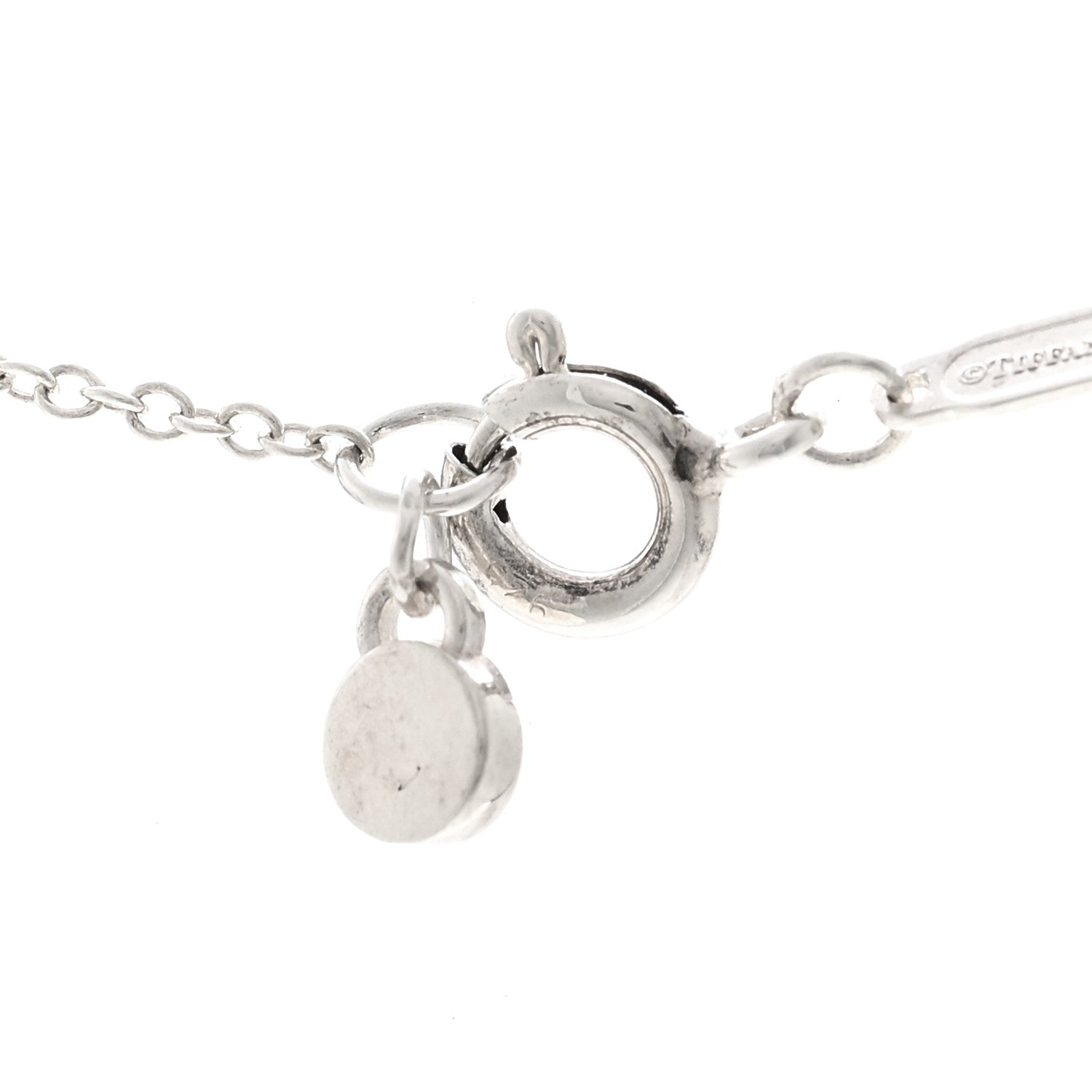 Tiffany Sterling Silver Charms Pendant Necklace 4 of 5