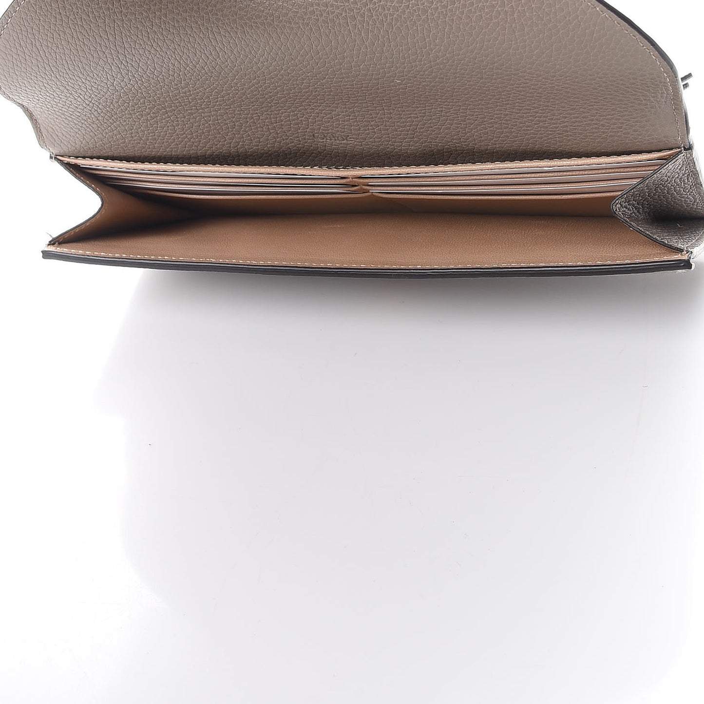 Calfskin Georgia Flap Wallet Motty Grey