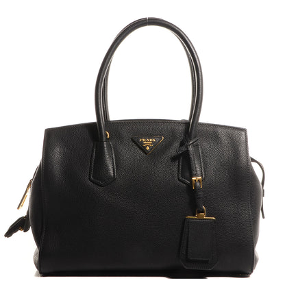 Prada Vitello Grain Tote Black 1 of 11