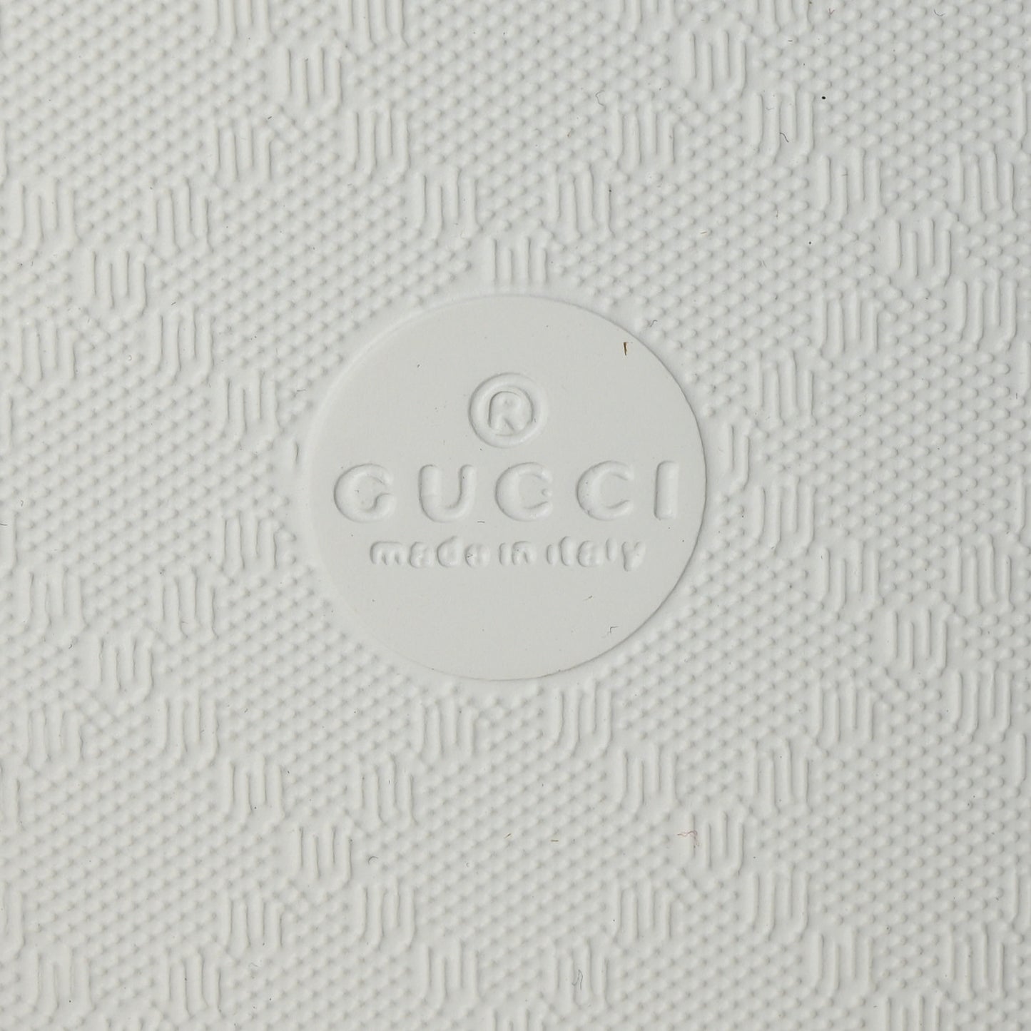 Rubber Matelasse Womens Slide Sandals 36 Great White