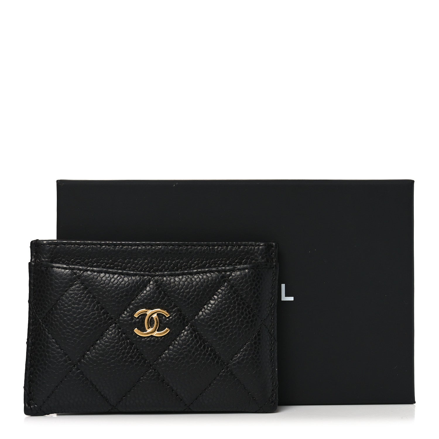 Chanel Caviar Quilted Card Holder Black 9 of 9