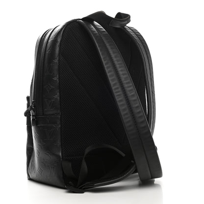Louis Vuitton Calfskin Monogram Shadow Sprinter Backpack Black 2 of 10
