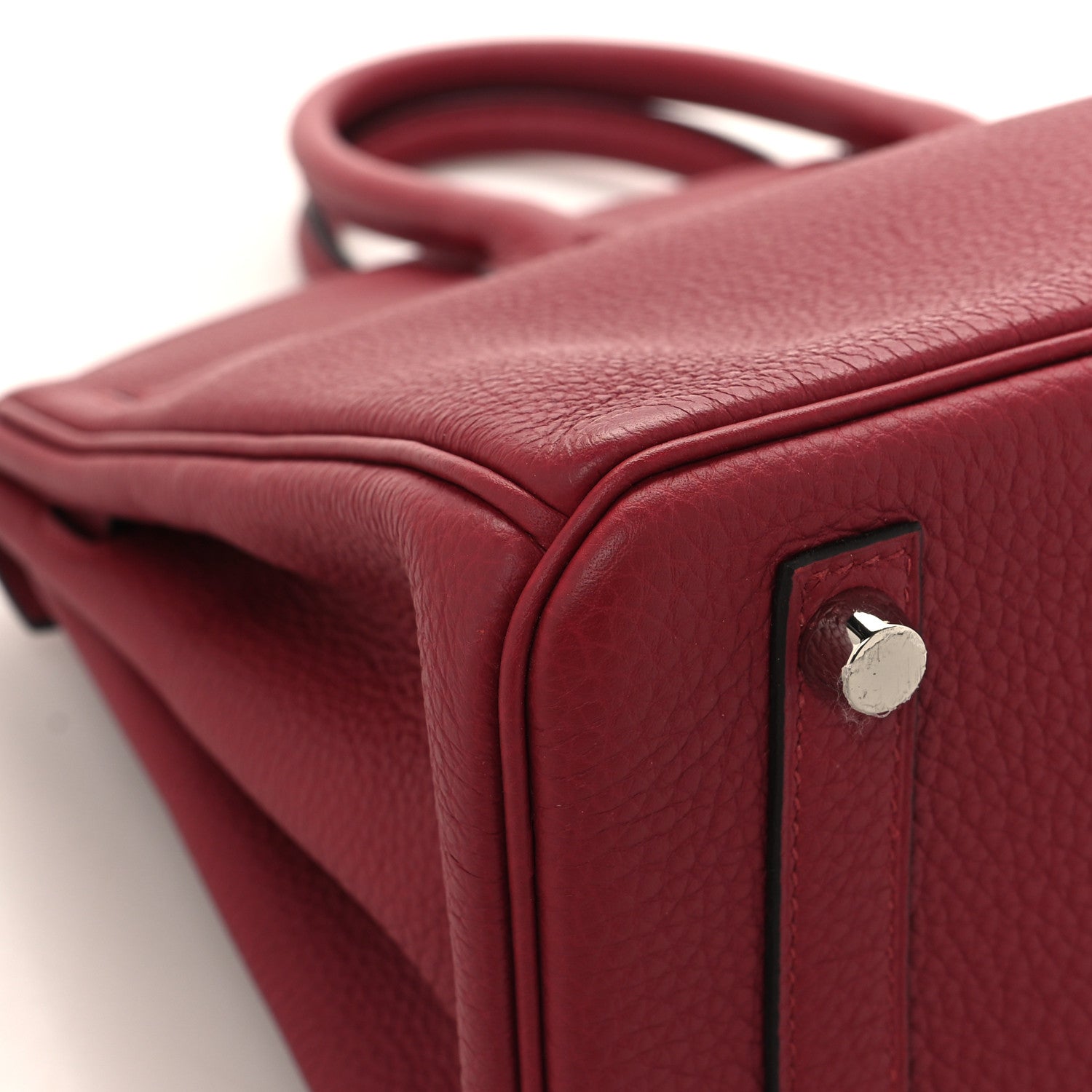 Hermes Togo Birkin 25 Rouge Grenat 11 of 13