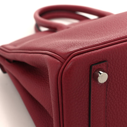 Hermes Togo Birkin 25 Rouge Grenat 11 of 13
