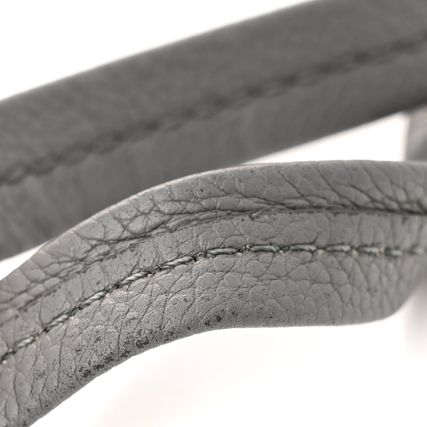 Soft Grained Calfskin Medium Belt Cabas Phantom Grey