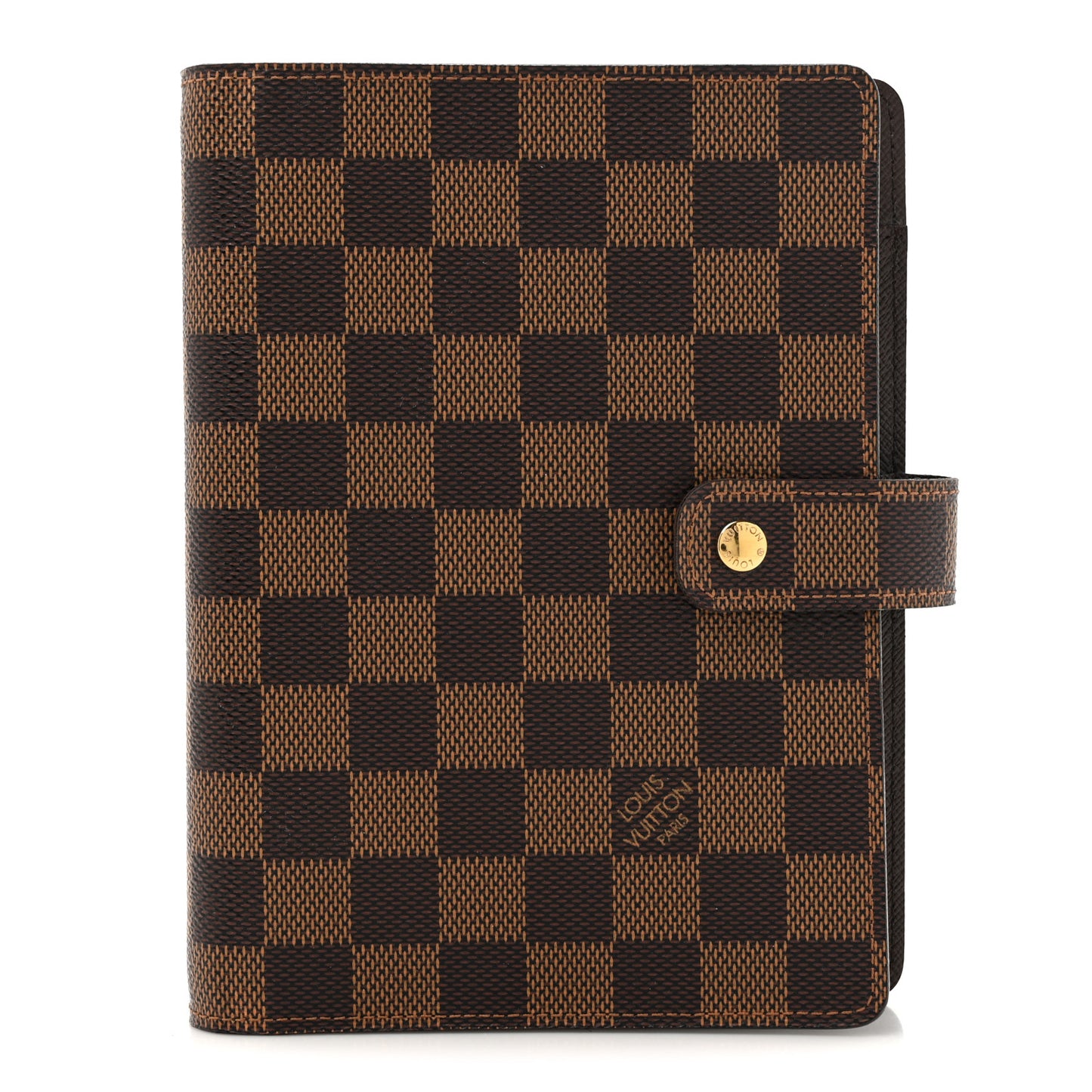 Damier Ebene Medium Ring Agenda Cover