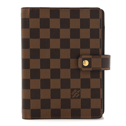 Louis Vuitton Damier Ebene Medium Ring Agenda Cover 1 of 6