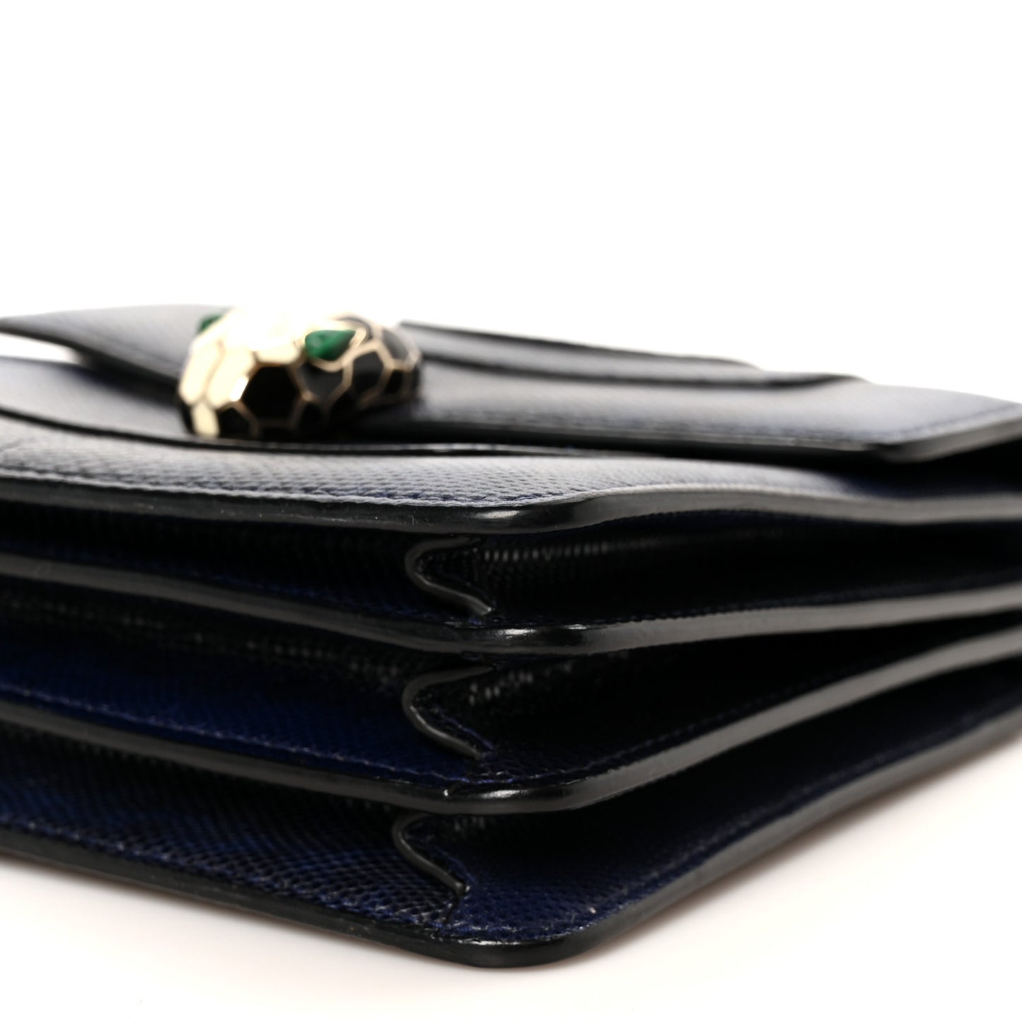 Karung Serpenti Forever Top Handle Navy Blue
