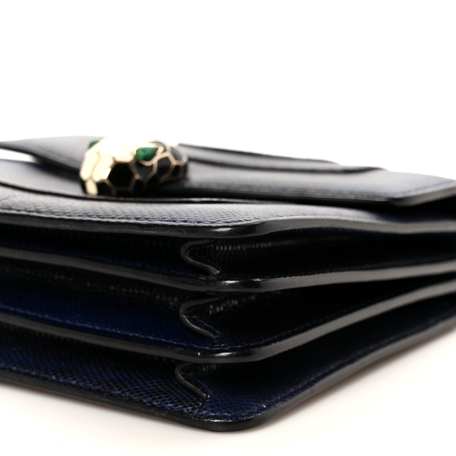 Bulgari Karung Serpenti Forever Top Handle Navy Blue 11 of 11