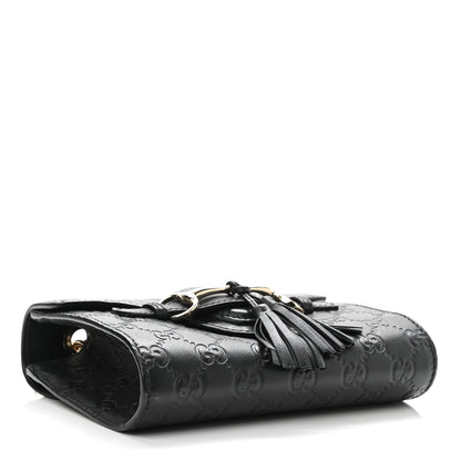 Gucci Microguccissima Mini Emily Shoulder Bag Black 4 of 13