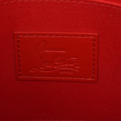 Christian Louboutin Calfskin Loubicute Charms Clutch Black 6 of 9
