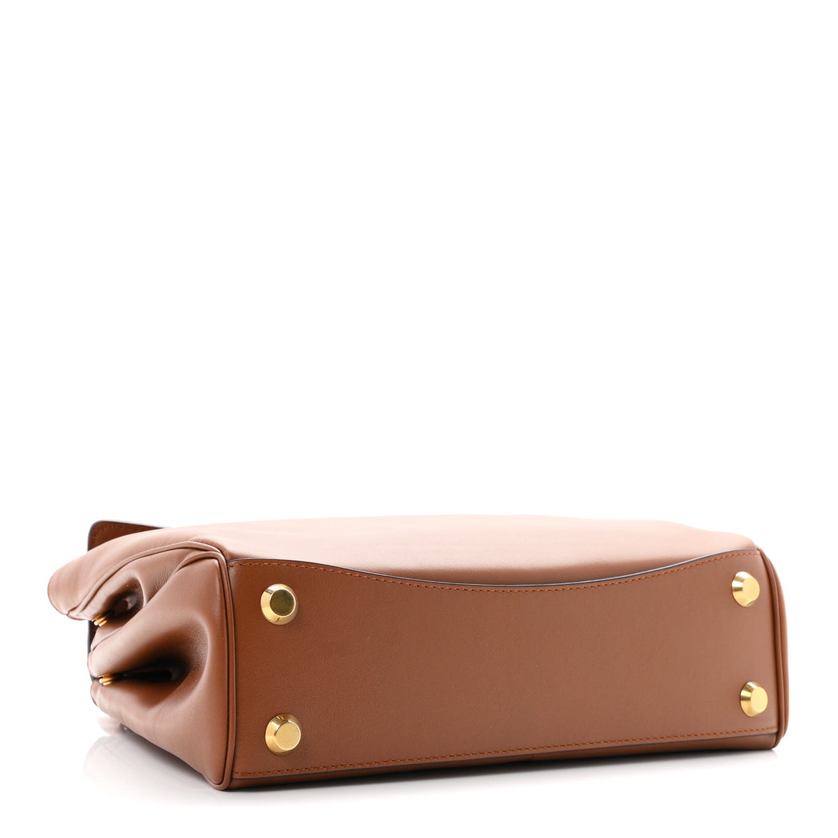 Balenciaga Natural Smooth Calfskin Small Rodeo Top Handle Handbag New Tan 4 of 9