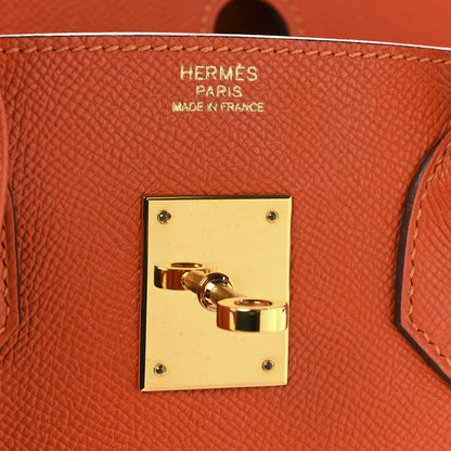 Hermes Epsom BIRKIN 30 Orange 6 of 15