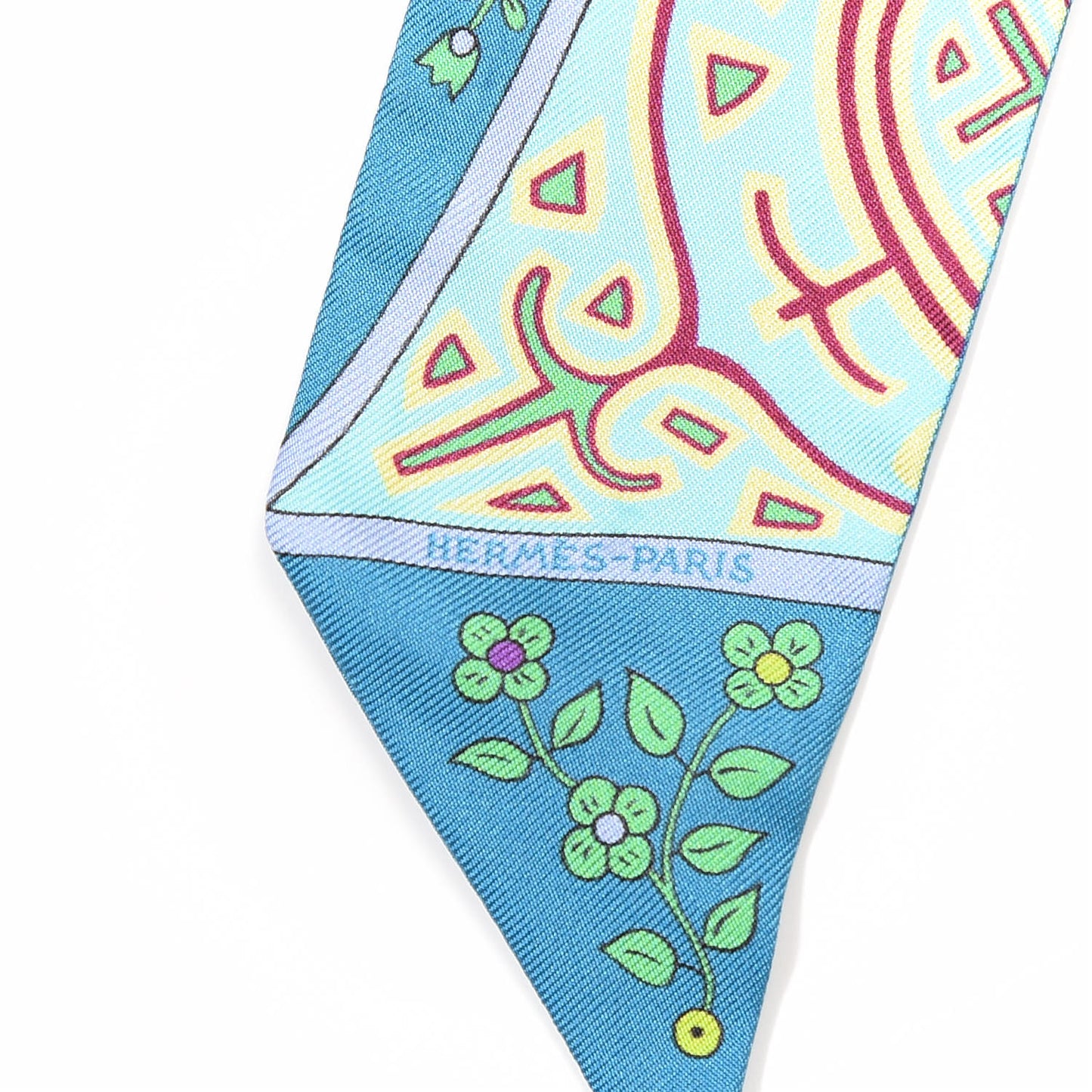 Silk L'Arbre De Vie Twilly Canard Fuchsia Vert