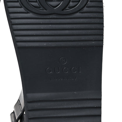 Gucci Rubber Mini Double G Womens Dad Sandals 36 Black 7 of 8