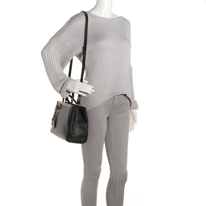 Fendi Vitello Elite Petite 2Jours Tote Black 2 of 10