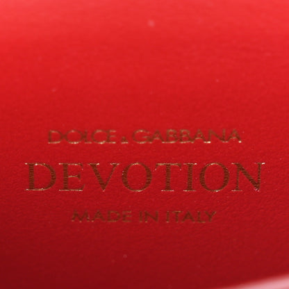 Dolce & Gabbana Nappa Micro Devotion Envelope Top Handle Bag Red 6 of 10