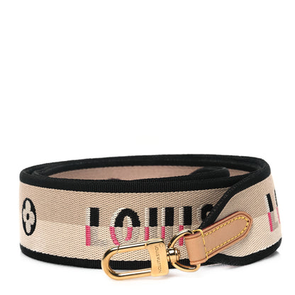 Louis Vuitton Jacquard Diane Shoulder Strap Black 1 of 3