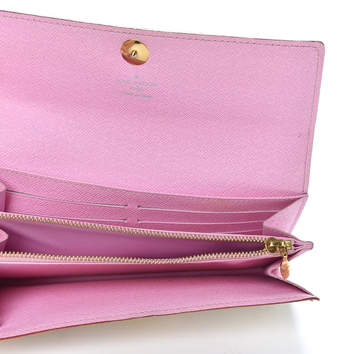 Monogram Multicolor Sarah Wallet White Litchi