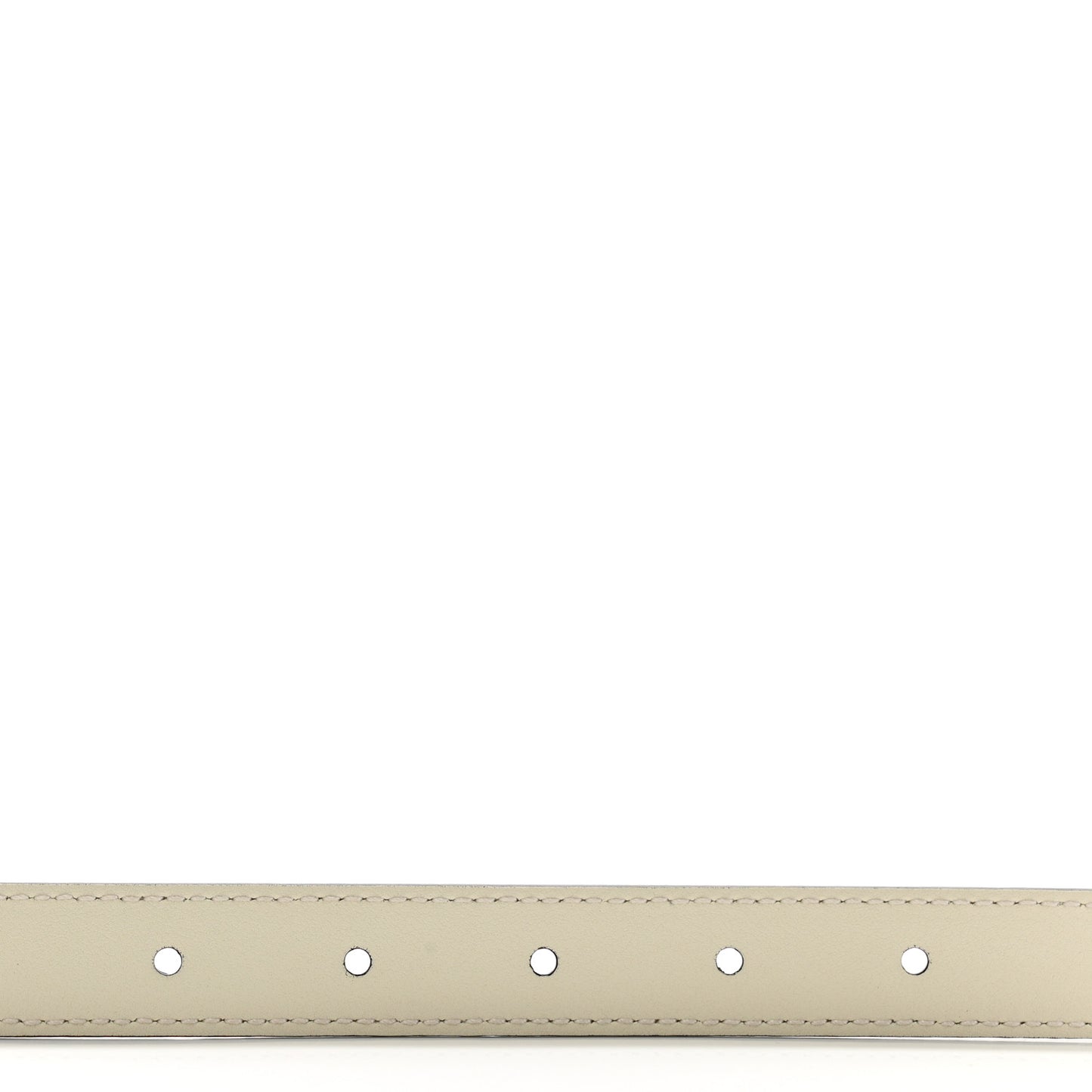 Calfskin Double G 20mm Belt 100 40 Mystic White