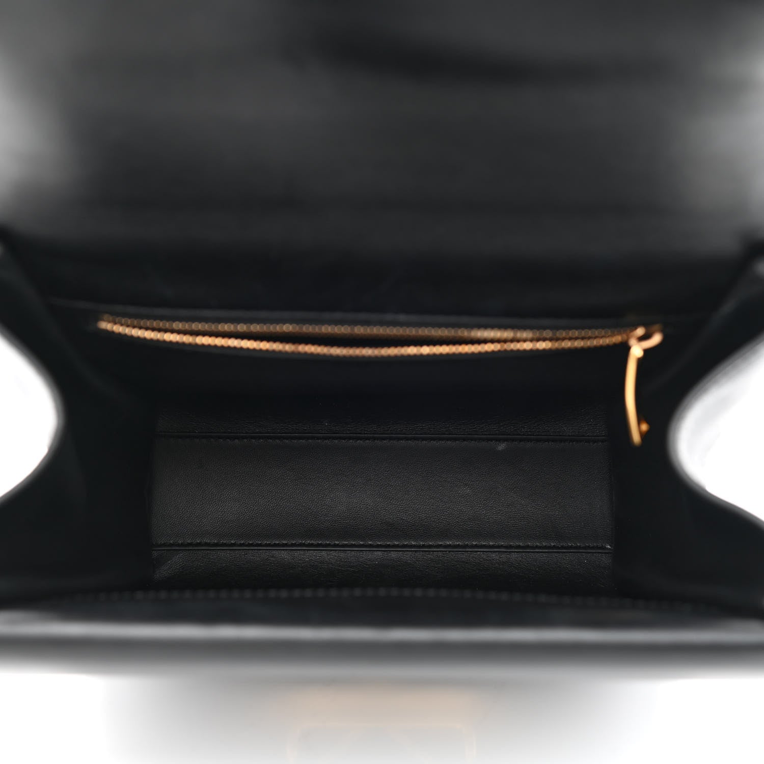 Bottega Veneta Box Calfskin Nappa Clip Bag Black 5 of 9