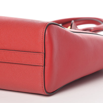 Prada Saffiano Soft Calf Tote Fuoco 10 of 10