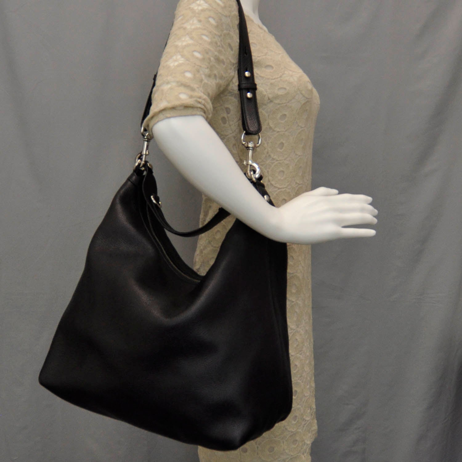 Gucci Leather Icon Bit Hobo Black 2 of 8