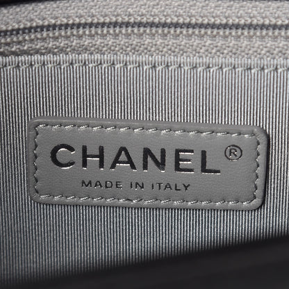 Chanel Calfskin Quilted Double Stitch New Medium Boy Flap Black 6 of 9