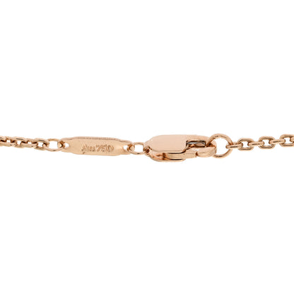 Tiffany 18K Rose Gold Small Lock Pendant Necklace 6 of 7