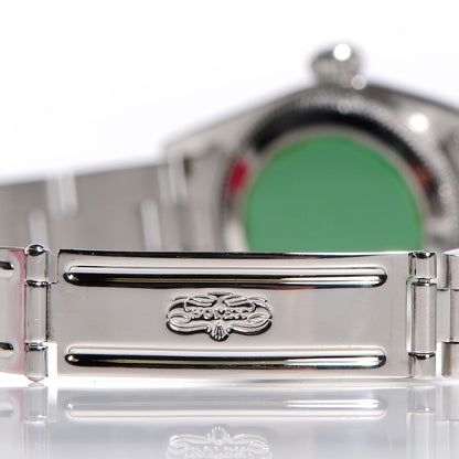 Rolex Stainless Steel 24mm Oyster Perpetual Watch White Roman 67180 5 of 9