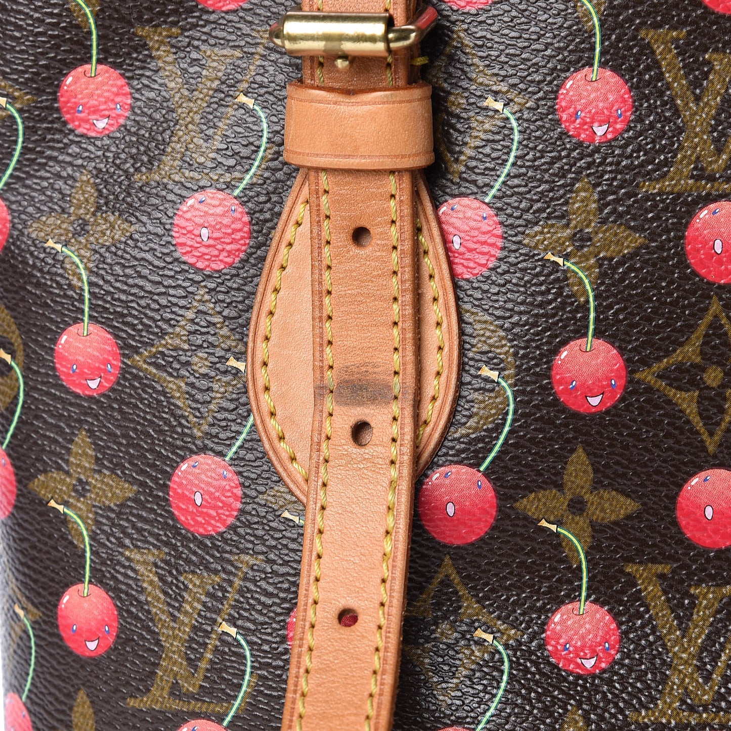 Monogram Cerises Bucket Bag