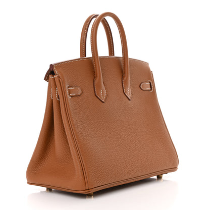 Hermes Togo Birkin 25 Gold 3 of 11