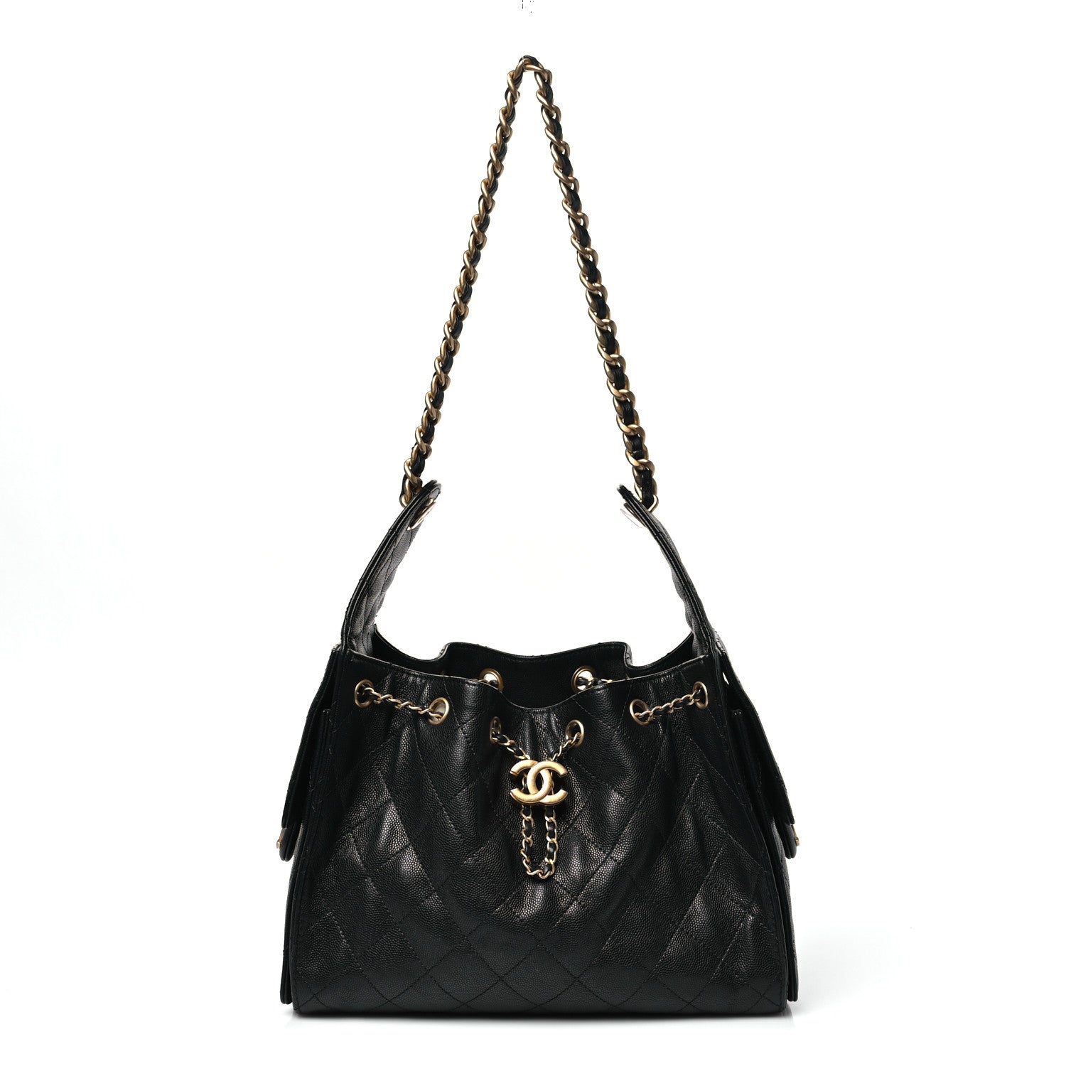 Chanel Caviar Quilted Small Chanel 25 Handbag Black 1 of 11