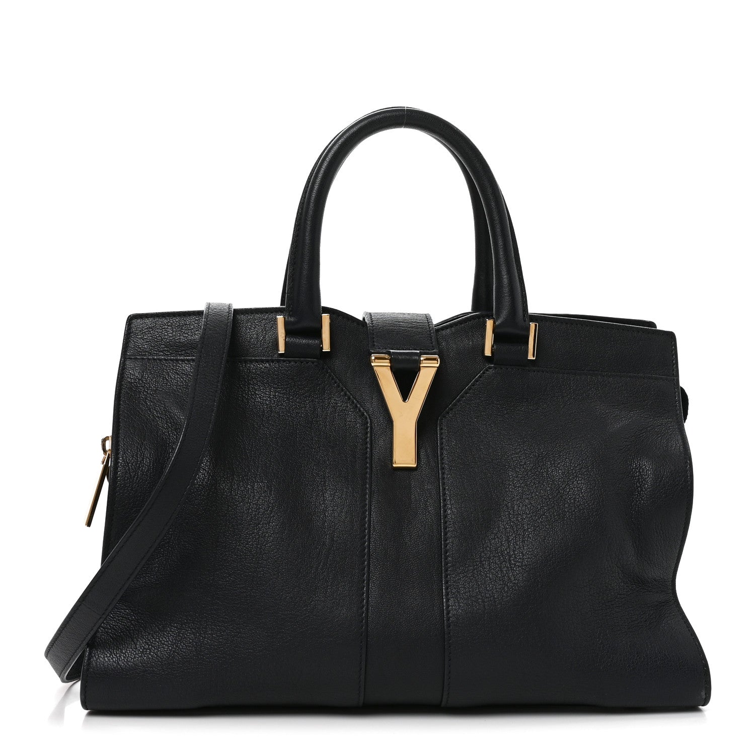 Saint Laurent Sheepskin Small Cabas Chyc Black 1 of 10
