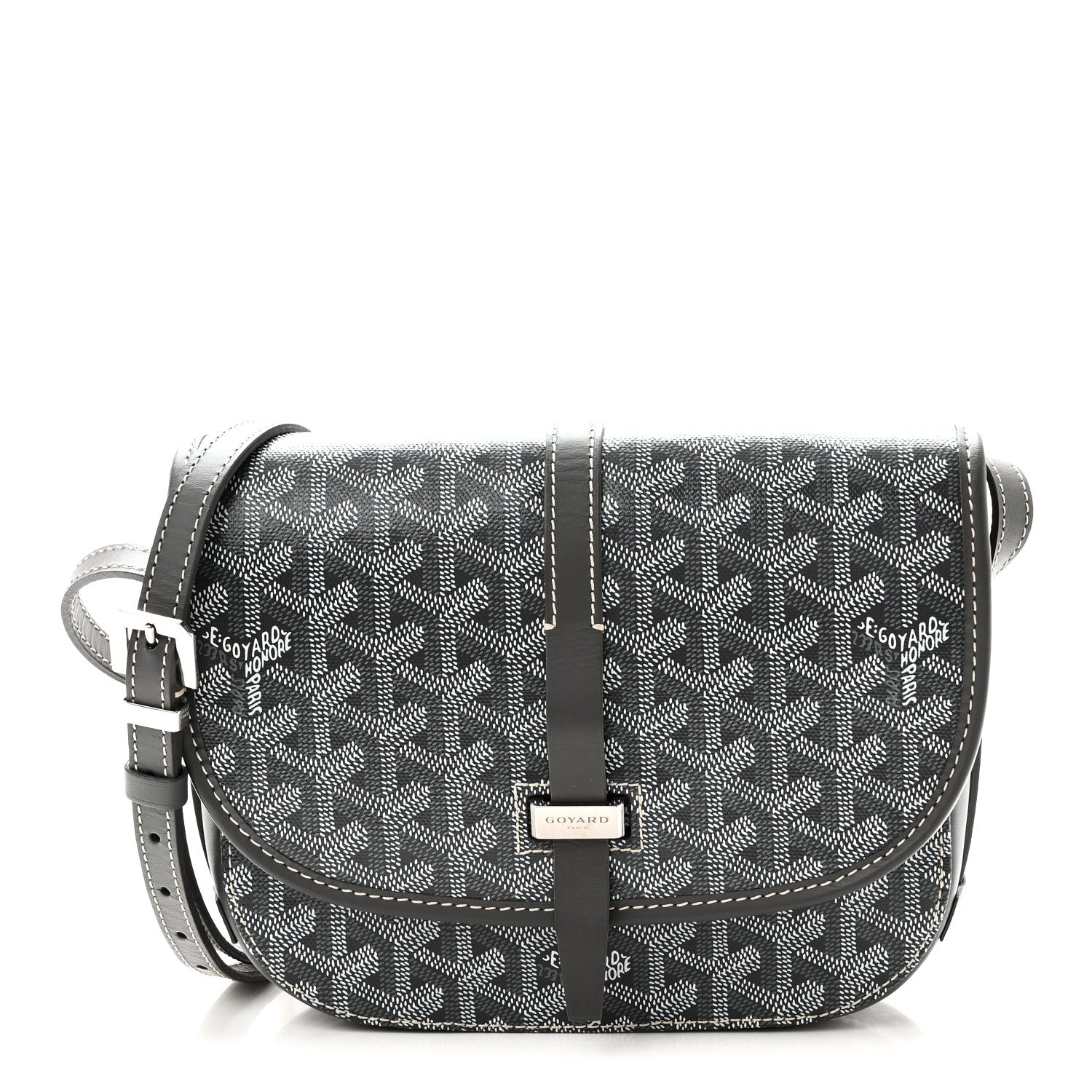 Goyard Goyardine Belvedere II PM Messenger Bag Gray 1 of 9