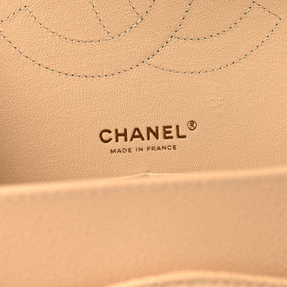Chanel Caviar Quilted Jumbo Double Flap Beige 6 of 11