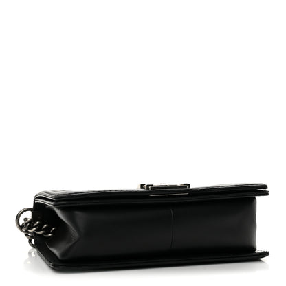 Chanel Calfskin Double Stitch New Medium Boy Flap Black 4 of 13