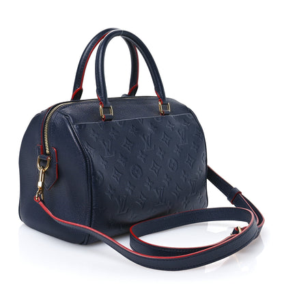 Louis Vuitton Empreinte Speedy Bandouliere 25 NM Marine Rouge 3 of 10