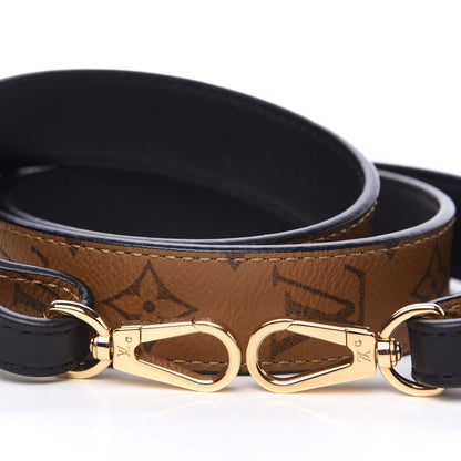 Louis Vuitton Reverse Monogram Bandouliere Shoulder Strap XL Black 3 of 5