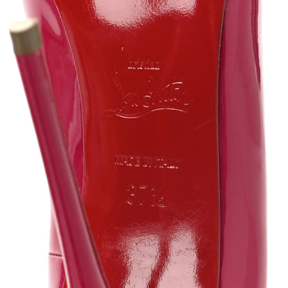 Christian Louboutin Patent So Kate 120 Pumps 37.5 Ultra Rose 8 of 10