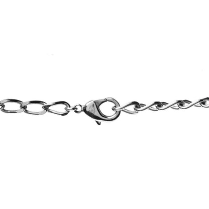 Chanel Enamel CC Padlock Heart Key Necklace Black Silver 4 of 7