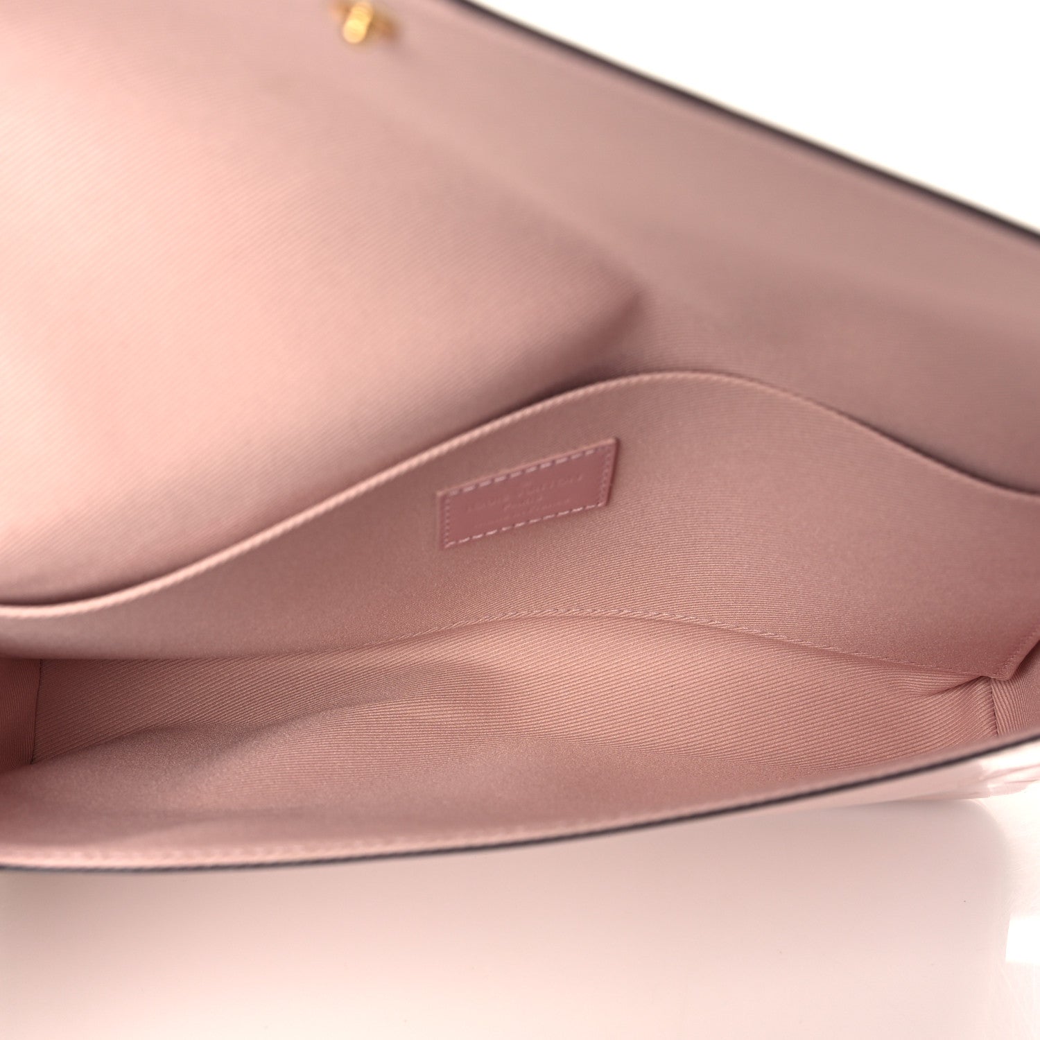 Louis Vuitton Vernis Felicie Chain Wallet Rose Ballerine 6 of 7