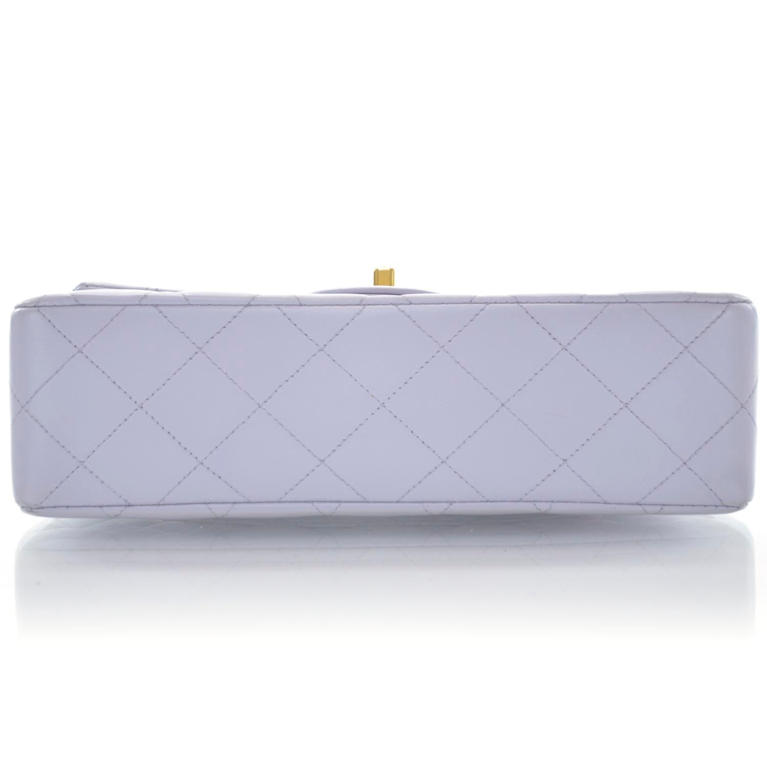 Chanel Lambskin Quilted Small Double Flap Lilac 6 of 11
