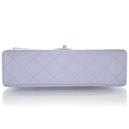 Chanel Lambskin Quilted Small Double Flap Lilac 6 of 11