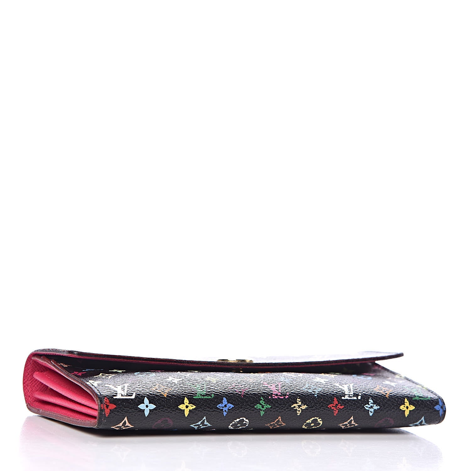 Louis Vuitton Monogram Multicolor Sarah Wallet Black Grenade 4 of 12