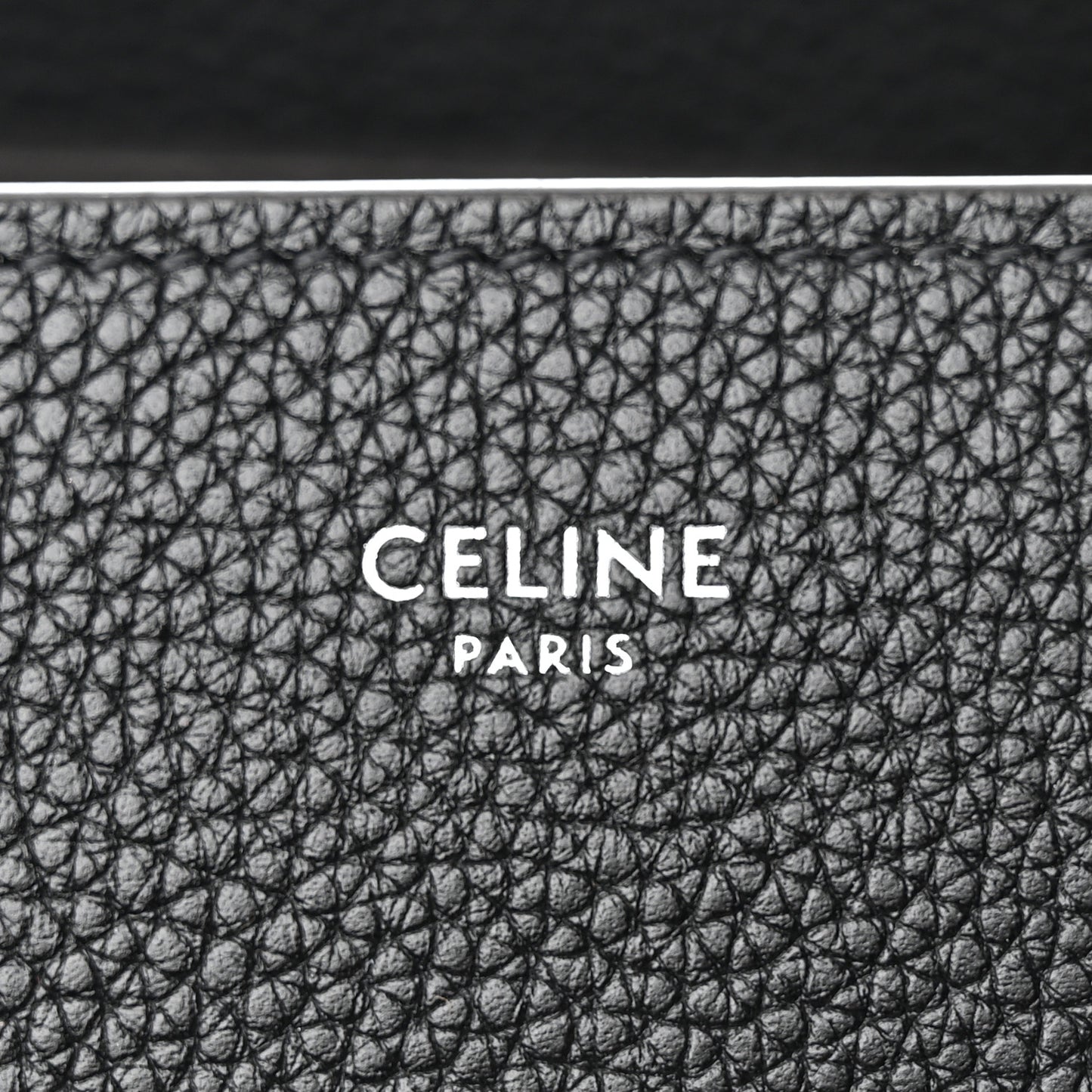 Drummed Calfskin Mini Luggage Black