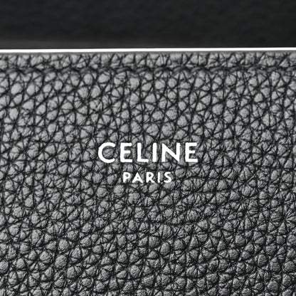 Celine Drummed Calfskin Mini Luggage Black 6 of 13