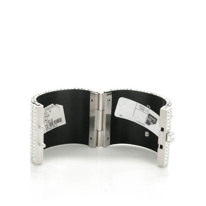 Chanel Crystal Baguette CC Wide Cuff 4 of 5